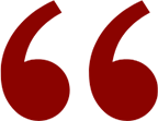 red quotation mark icon